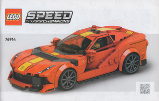 76914-Ferrari 812 Competizione - INSTRUCTIONS ONLY Instructions LEGO®