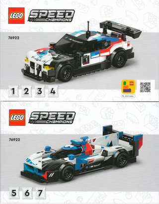 76922-BMW M4 GT3 & BMW M Hybrid V8 - INSTRUCTIONS ONLY Instructions LEGO®