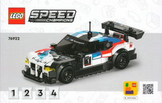 76922-BMW M4 GT3 & BMW M Hybrid V8 - INSTRUCTIONS ONLY Instructions LEGO® Slightly Used Book 1