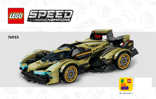 76923-Lamborghini Lambo V12 Vision Gran Turismo - INSTRUCTIONS ONLY Instructions LEGO®