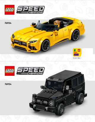 76924-Mercedes - AMG G 63 & Mercedes - AMG SL 63 - INSTRUCTIONS ONLY Instructions LEGO®