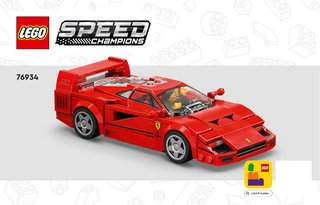 76934-Ferrari F40 - INSTRUCTIONS ONLY Instructions LEGO®
