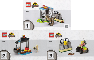 76957-Velociraptor Escape - INSTRUCTIONS ONLY Instructions LEGO®
