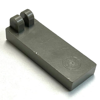 Hinge Tile 1 x 2 1/2 with 2 Fingers on Top, Part# 4531 Part LEGO® Dark Gray
