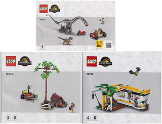 76973-Raptor & Titanosaurus Tracking Mission - INSTRUCTIONS ONLY Instructions LEGO®