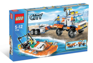 7726 - Coast Guard Truck with Speed Boat - EMPTY BOX ONLY