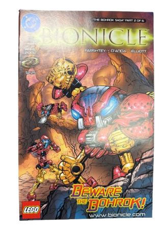 Bionicle Comics Books LEGO® Bionicle #5 April 2002 Beware the Bohrok! [biocom05]