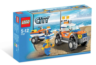 Coast Guard 4WD & Jet Scooter, 7737 Building Kit LEGO®   