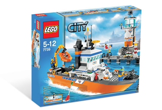 Coast Guard Patrol Boat & Tower, 7739 Building Kit LEGO®   