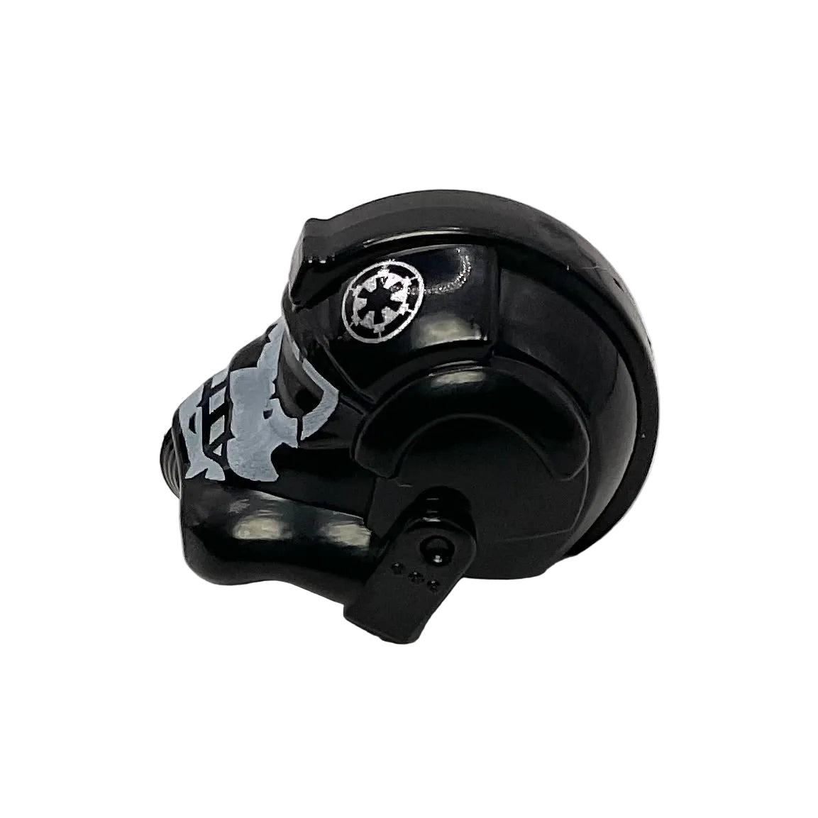 black stormtrooper helmet motorcycle Minifigure, Headgear Helmet SW Stormtrooper Type 2 Black Ace Skull Pat – United Brick Co®