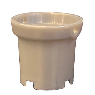 Container, Bucket 2 x 2 x 2 with Handle Holes, Part# 48245 Part LEGO® Pearl Light Gray