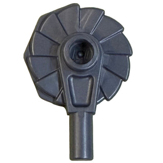 Minifigure, Weapon Circular Saw, Part# 50018g Part LEGO® Flat Silver