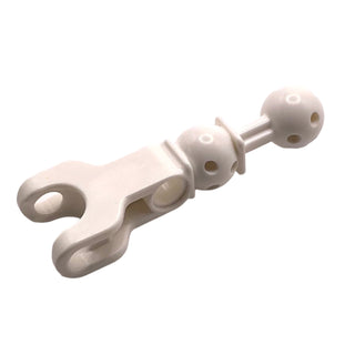 Hero Factory Arm/Leg with Ball Joint on Axle and Ball Socket and Pin Hole, Part# 90608 Part LEGO® White