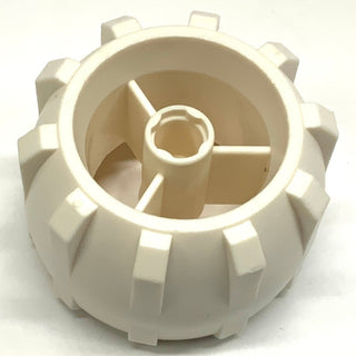 Wheel Hard Plastic Spoked, Part# 30324 Part LEGO® Decent - White  