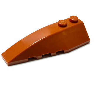 Wedge 6 x 2 Left, Part# 41748 Part LEGO® Dark Orange