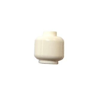Minifigure, Head (Plain) - Hollow Stud, Part# 3626c Part LEGO® White