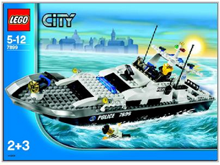 7899-Police Boat - INSTRUCTIONS ONLY Instructions LEGO® Slightly Used Book 2