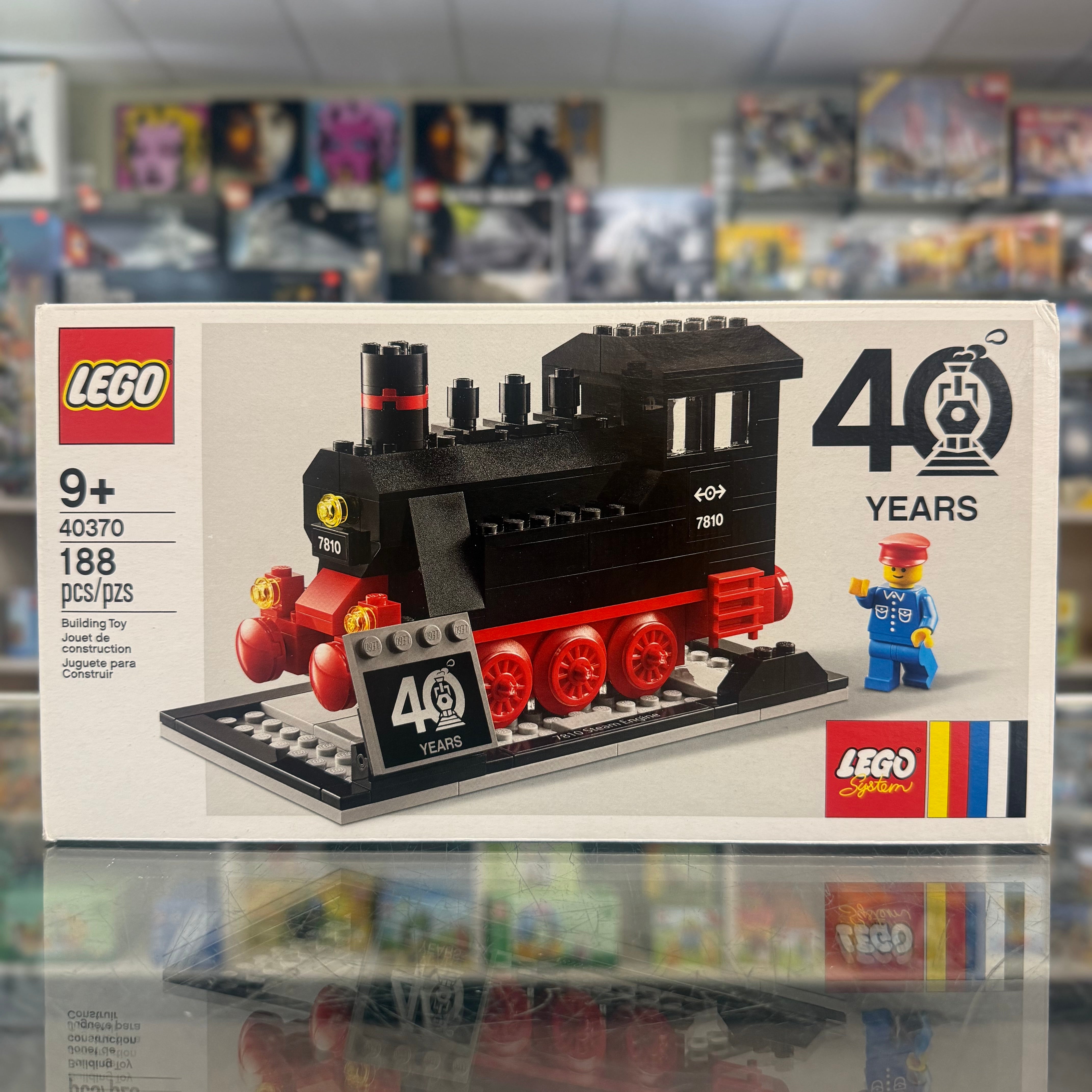 Steam Engine {Reissue of Set 7810}, 40370 – United Brick Co®