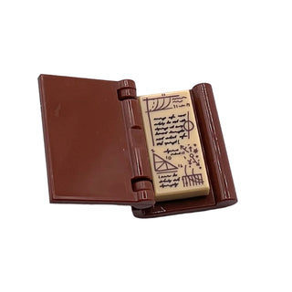 Minifigure, Utensil Diary of Galileo Galilei, Part# (24324 + 3069pb0574 + 24093pb011) Part LEGO®