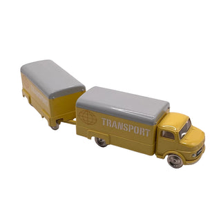 1964 HO Scale Yellow Mercedes Box Truck w/ Trailer 652pb01 Part LEGO® Excellent