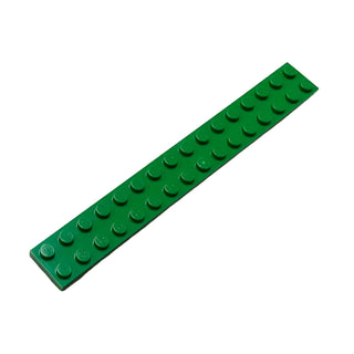 Plate 2x16, Part# 4282 Part LEGO® Green 1 Part