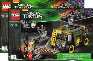 79115-Turtle Van Takedown - INSTRUCTIONS ONLY