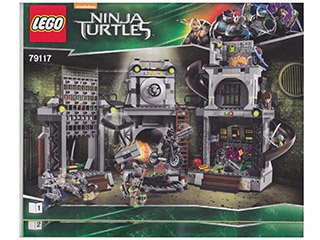 79117-Turtle Lair Invasion- INSTRUCTIONS ONLY Instructions LEGO®