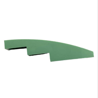 Slope, Curved 4 x 1, Part# 61678 Part LEGO® Sand Green