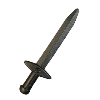 Minifigure, Weapon Sword, Greatsword Pointed with Thick Crossguard, Part# 18031 Part LEGO® Black