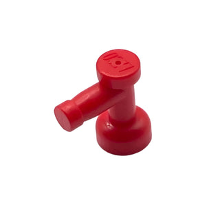 Tap 1x1 without Hole in Nozzle End, Part# 4599b Part LEGO® Red