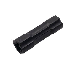 Technic, Axle Connector 3L, Part# 26287 Part LEGO® Black