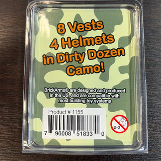 Dirty Dozen Camo - WEAR Pack, BrickArms Custom, Accessory BrickArms