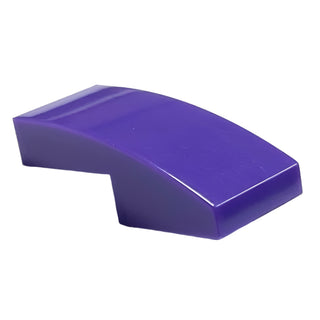 Slope, Curved 2 x 1 x 2/3, Part# 11477 Part LEGO® Dark Purple 1 Part