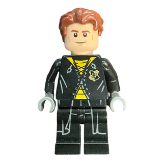 Cedric Diggory - Black and Yellow Uniform, Shirt Tail, hp179a Minifigure LEGO®