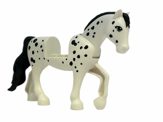 Horse, Molded Black Tail and Mane and Printed Black Spots Lego® Animals LEGO®