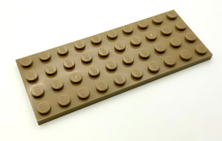 Plate 4x10, Part# 3030 Part LEGO® Dark Tan  