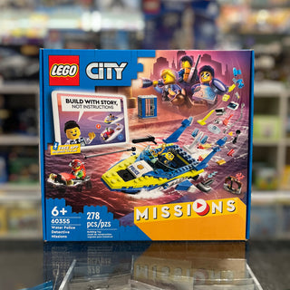 Water Police Detective Missions, 60355 - LEGO® City Set Building Kit LEGO®