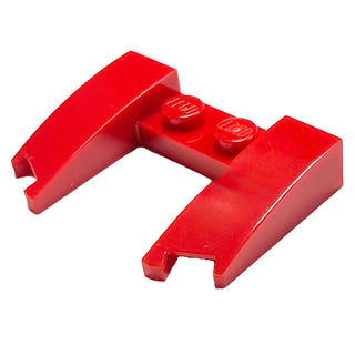 Wedge 3 x 4 x 2/3 Curved with Cutout, Part# 11291 Part LEGO® Red
