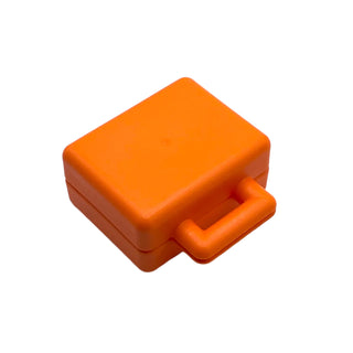 Duplo Utensil Suitcase with Plain Front and Back, Part# 20302 Part LEGO® Orange