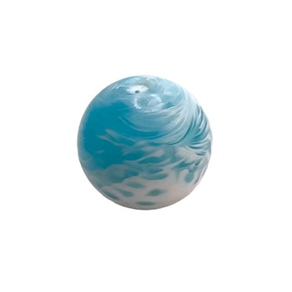 Ball, Zamor Sphere with Marbled White Pattern, Part# 54821pb03 Part LEGO®