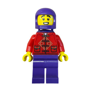 Lunar New Year Parade Participant - Male, Space Helmet, Air Tanks, hol319 - LEGO® Holiday Minifigure