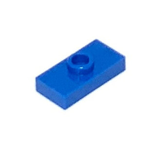 Plate, Modified 1x2 with 1 Stud without Groove (Jumper), Part# 3794a Part LEGO® Blue  