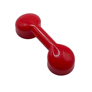 Bar 1 x 3 with 2 Stud Receptacles (Radio Handle / Telephone Handset), Part# 6190 Part LEGO® Red