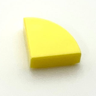 Tile Round 1x1 Quarter, Part# 25269 Part LEGO® Bright Light Yellow  