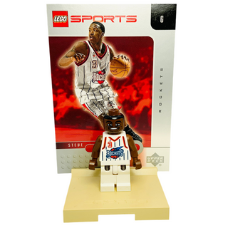 NBA Steve Francis, Houston Rockets #3 nba011 Minifigure LEGO® Like New with Stand