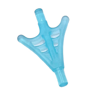 Minifigure, Weapon Web Effect Two Branches, Part# 36083f Part LEGO® Trans-Light Blue