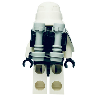 Sandtrooper - White Pauldron, Survival Backpack, Dirt Stains, Balaclava Head Print and Helmet with Dotted Mouth Pattern, sw0383