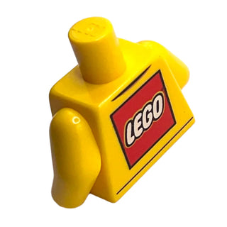Torso LEGO® Employee Pattern with Yellow Arms/No Hands, Part# 973pb2032c01 Part LEGO®