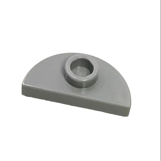 Plate, Round 1 x 2 Half with 1 Stud (Jumper), Part# 1745 Part LEGO® Light Bluish Gray