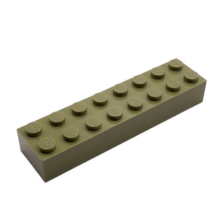 Brick 2x8, RARE Non-Production Colors, Part# 3007 Part LEGO® Olive Green Very Good